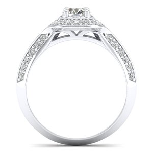 Anillos de Compromiso Solitarios con Diamantes Certificados IGI de Oro de 14K, Venta Directa de Fábrica REYES, Última Colección para Mujer, Joyería Fina - Product Image 4