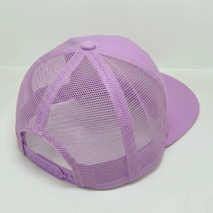 Casquette Trucker personnalisée à 6 panneaux, visière plate, logo brodé, dos en maille, fermeture réglable, OEM ODM, marque privée, vente en gros, faible MOQ - Product Image 4