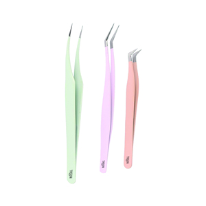 Pinzas para Pestañas al por Mayor con Empuñadura de Diamantes en Oro Rosa, Herramienta de Accesorios con Logotipo Personalizado para Marca Privada, Pinzas para Pestañas al por Mayor con Marca Privada - Product Image 5