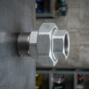 Raccord hexagonal en fonte zinguée TSP UNI-01, filetage NPT, connexion mâle, résistant à la corrosion, haute pression, plomberie, eau - Product Image 2