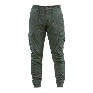 Pantalon cargo pour homme en toile, taille élastique, plusieurs poches, style décontracté, été, respirant, anti-plis, séchage rapide, écologique - Product Image 1