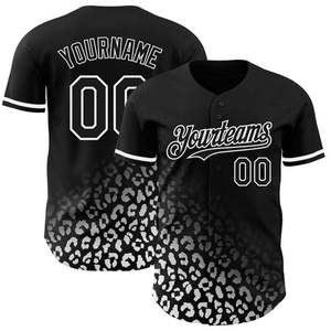 Maillot de baseball unisexe personnalisé avec nom et numéro d'équipe, T-shirt de sport, nouvelle collection été, coloré, séchage rapide, grandes tailles, 100% coton - Product Image 1