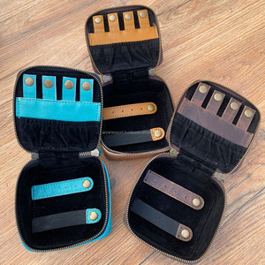 Date Botte Point Noir Daim En Cuir Portable Petit Étui À Bijoux Voyage Femmes Boîte À Bijoux Anneau Collier Bijoux Cas De Stockage - Product Image 6