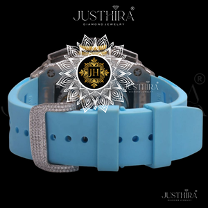 Reloj Automático de Cuarzo para Hombre con Correa de Goma y Caja de Aleación, Suministro Directo de Fábrica, con Esfera de CRISTAL DE ZAFIRO - Product Image 5