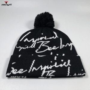 Professional Made High Quality Cotton Beanie Cap 3D Embroidery Breathable Waterproof Fleece Fabric Lightweight Unisex Headwear - Product Image 4