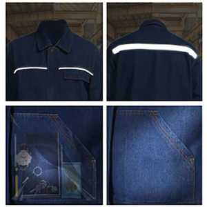 Cotton Hi Vis <b>Waterproof</b> Unisex Work <b>Overall</b> CE Certified Fire Proof Industrial Safety Uniform Jumpsuit by JNA Group - Product Image 5