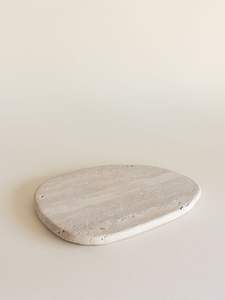 Boîte de rangement en marbre travertin avec pot en pierre de travertin naturel avec couvercle, petit récipient décoratif rond pour la maison ou le bureau - Product Image 5