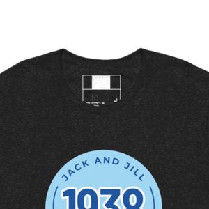 T-shirt unisexe bleu à motif noir, col rond, en coton doux, manches courtes, décontracté, mode quotidienne, streetwear - Product Image 4