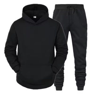 Wholesale Fashion OEM Winter High Quality Solid Fleece Hooded <b>Tracksuits</b> Acid Wash Breathable Casual Printed Polyester/Cotton - Product Image 4