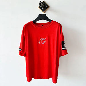 T-shirts surdimensionnés pour hommes, imprimés par sublimation, tricotés, écologiques, effet vieilli, délavés à l'acide, avec motifs graphiques personnalisés - Product Image 4