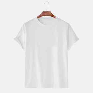 T-shirt en coton pakistanais OEM 280 GSM pour homme, 100 % coton, coupe oversize et longueur longue, motif uni avec logo personnalisé - Product Image 2