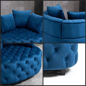 SOFA <b>CHAIR</b> Modern One Seat from Vietnam Single <b>Chair</b> Linen Fabric Tufted Back Flared Arms Living Room, Bedroom MD05 - Product Image 6