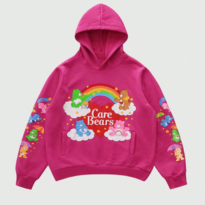 Men Custom Streetwear <b>Tracksuit</b> Y2K Graphic Print Hoodie Flared Sweatpants Set Hip Hop Loose Fit Urban Clothing - Product Image 3