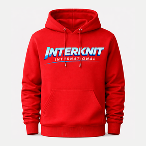 Sudadera con Capucha para Hombre, Nueva Tendencia de Invierno, Logotipo Personalizado Bordado, Tejido Grueso de 450 g/m², Felpa Ecológica de Poliéster/Algodón - Product Image 1