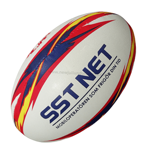 Ballon de rugby professionnel taille 5, haute adhérence, caoutchouc synthétique, logo personnalisé, cousu à la main, pour tournoi officiel - Product Image 5