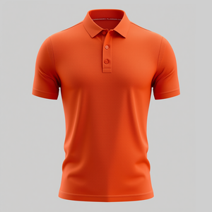 Polo en polyester et élasthanne respirant et extensible pour homme, idéal pour le sport et les loisirs, avec personnalisation OEM/ODM - Product Image 1