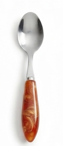 Juego de Cubiertos Elegantes de Acero Inoxidable con Mango de Madera, Color Sólido, Acabado Espejo, para Bodas, Hogar, Comedor, Mesa de Té, Hecho a Mano, Personalizable - Product Image 5