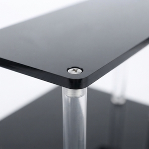 Acrylic Modern Cosmetic <b>Display</b> Stand with Customizable <b>Shelves</b> for Water Resistant Easy Assembly for Makeup Beauty Products - Product Image 1