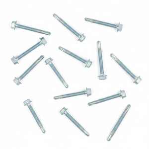 Tornillos Autoperforantes de Grado Industrial Clase 8 - Métricos/Pulgadas, Recubiertos de Zinc, Cabeza Hexagonal con Arandela Metálica Integrada - Vietnam - C1022A - Product Image 1