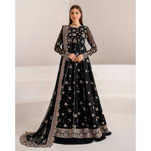 Vestido XL de Fiesta con Dupatta y Bordado de Lentejuelas, Conjunto Elegante para Ocasiones Especiales - Product Image 6