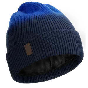 Producto de moda, gorros personalizados, gorro de punto cálido para invierno, de color sólido, más vendido. - Product Image 3