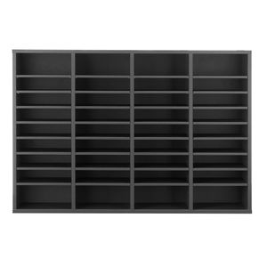 Organisateur de magazines en bois réglable avec 36 compartiments pour usage de bureau - Product Image 6