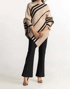 Suéter de mujer a rayas, de última moda, cómodo, de alta calidad, en oferta de invierno. - Product Image 6