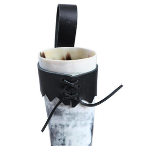 Authentic Polished Viking Drinking Mug Made From Buffalo Horn Custom Tankard with Waterproof Feature for Medieval Festivals <b>Bars</b> - Product Image 3