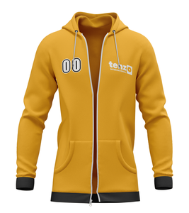 Sweat à capuche zippé pour hommes Veste à capuche en polyester/coton épais pour l'hiver pour le sport ou les voyages - Product Image 4