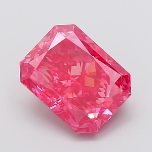 Pierre de diamant rose vif fantaisie de 5,53 ct, taille radiant, cultivée en laboratoire, pour la création de bijoux, avec certificat IGI - Product Image 1