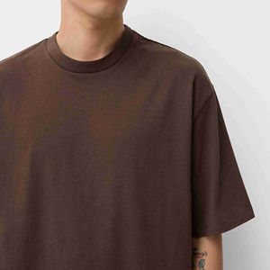 Servicio OEM ODM Directo de Fábrica, Camiseta Oversize de Algodón Puro de 270g, Estilo Retro Urbano, Manga Corta, Diseño Casual Holgado - Product Image 5