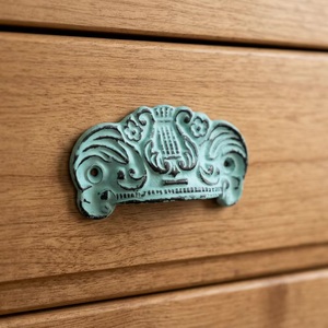 High Quality Industrial <b>Ceramic</b> Blue Distressed Color Drawer Cabinet Handle Pulls for Kitchen Bedroom Living Room-Eco-Friendly - Product Image 5