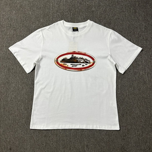 Loose Fit Solid Pattern Knitted <b>T</b>-<b>Shirt</b> Cotton <b>Polyester</b> Casual Style 250 Gram Crew Neck Oversize Quick Dry Breathable Men Women - Product Image 1