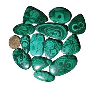 Cabochons en vrac de quartz de malachite naturelle de haute qualité pierres précieuses en vrac de qualité supérieure pour la fabrication de bijoux créatifs - Product Image 4