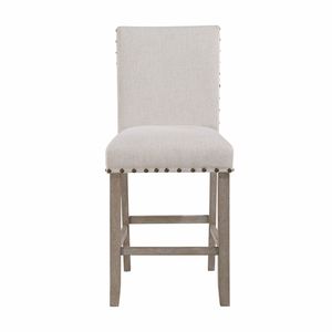 Set di 2 Sgabelli da Bar Bianchi MARIAN - Product Image 1