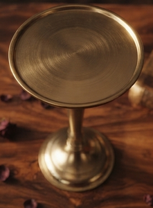 Handmade Metal Pillar Table <b>Candle</b> <b>Holder</b> Gold <b>Candle</b> <b>Stick</b> Stand Table Decor Wedding Centerpieces & Table Decorations - Product Image 3