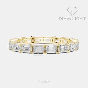 Bague de fiançailles en or blanc 14 carats avec diamant de laboratoire certifié IGI, taille émeraude 1,59 carat, bijoux fins - Product Image 5