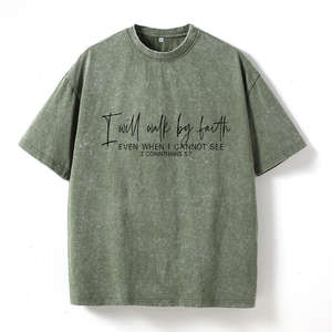 Camiseta Formal de Manga Corta con Cuello Redondo para Hombre BlanqWear, Ajuste Holgado, 100% Algodón Premium de 280g, Antibacteriana, de Secado Rápido - Product Image 3