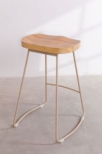 Wholesale Price Modern Metal Bar <b>Stool</b> With Back Support Cushioned Seat For Cafe Kitchen Counter Use - Product Image 6