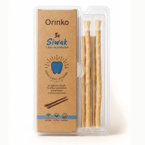 Bâtonnets de nettoyage dentaire pour l'hygiène buccale en gros, pour la vente au détail et l'usage personnel, packs de 3 bâtonnets Orinko Siwak Miswak - Product Image 2