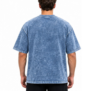 T-shirt en coton personnalisé pour homme, coupe classique, respirant, basique, pour tous les jours, fabrication OEM ODM, vente en gros, t-shirt en coton doux pour homme - Product Image 3