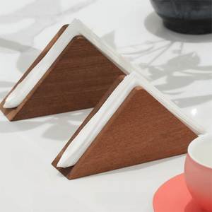 Caja Dispensadora de Pañuelos de Madera de Nogal Redonda |   Moderno Porta Servilletas de Madera, Juego de Cajas de Almacenamiento para Mesa - Product Image 4