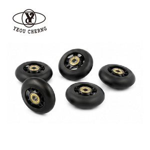 Customized 76x24mm 78A PU Luggage <b>Wheels</b> Replacement Parts for <b>Suitcase</b> Trolley Bag Travel Case OEM Factory Supply - Product Image 1