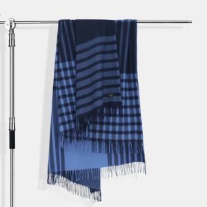 Manta de cachemira 100% mongola a cuadros 130*170cm - Product Image 1
