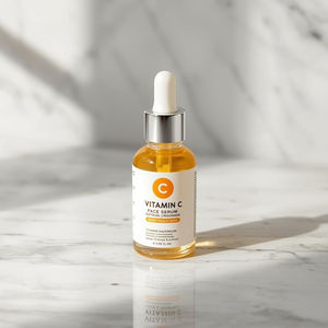Sérum Visage Anti-Âge Éclaircissant à la Vitamine C et à l'Acide Hyaluronique pour la Réduction des Taches Brunes, le Traitement de l'Acné et des Rides, et l'Éclat de la Peau - Product Image 3