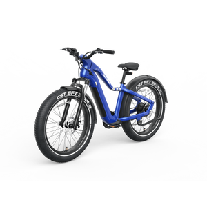 Mountain Bike elettrica Step-Over blu da 26 pollici - Product Image 6