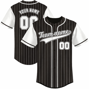 Maillot de baseball personnalisé brodé et sublimé, étiquette privée OEM, coupe professionnelle, séchage rapide, uniforme pour clubs, écoles, équipes, ligues, magasins - Product Image 4