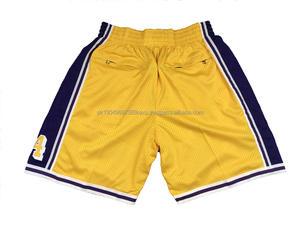 En stock Toutes les équipes Short de sport Short de basket-ball respirant Short de football américain cousu - Product Image 5