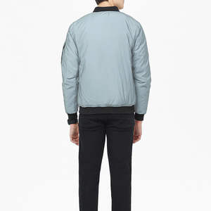 Latest Model 2026 <b>Men</b> Clothing Sleeve Zipper Pocket Full Zip Bomber <b>Jacket</b> Slim Fit Biker Riding Satin Breathable Bomber <b>Jackets</b> - Product Image 3