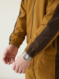 Survêtement pour homme, couleur unie, manches longues, taille élastique, à capuche, décontracté, hiver, respirant, léger, séchage rapide, polyester, coupe classique - Product Image 3